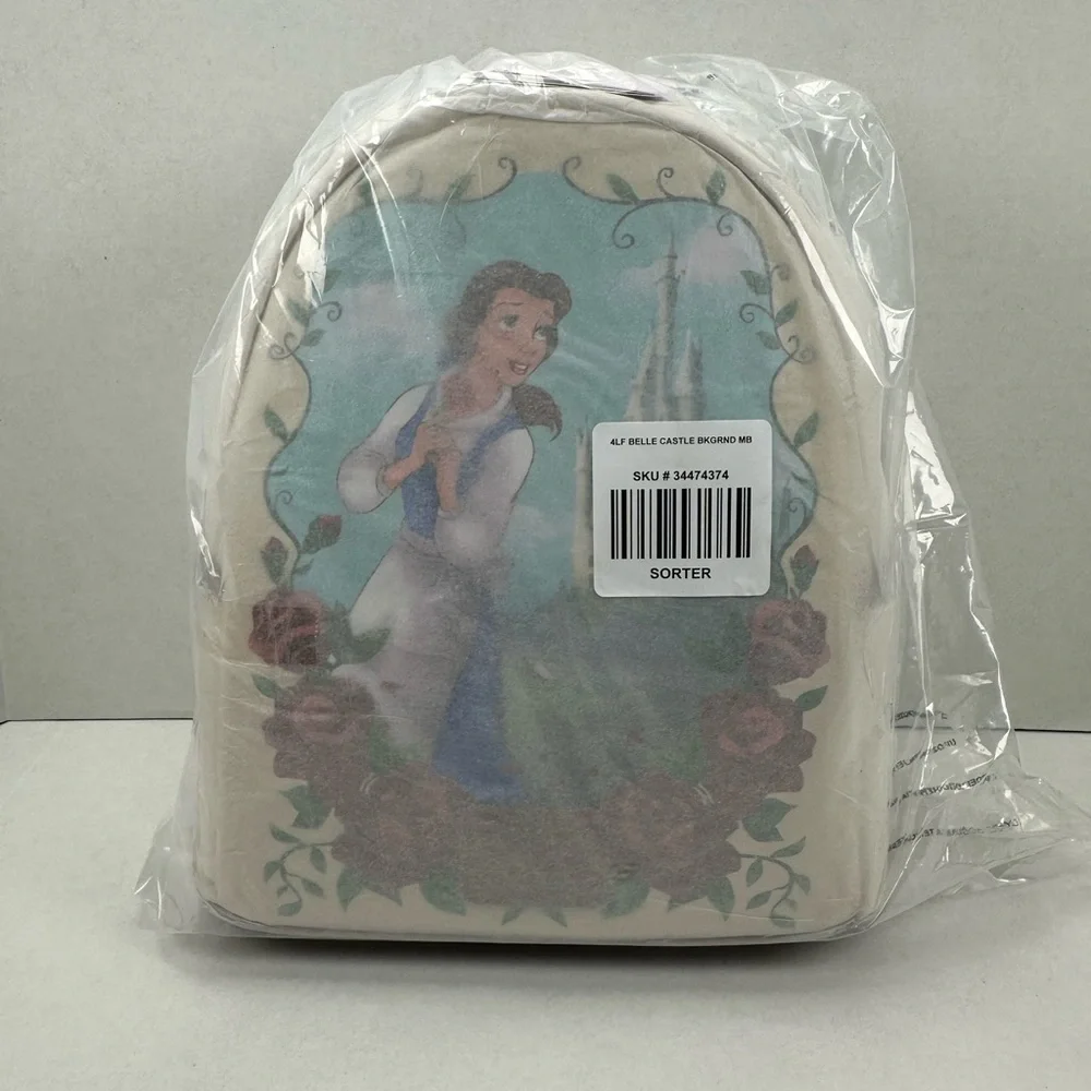 Loungefly Disney Beauty And The Beast Belle Castle Mini Backpack